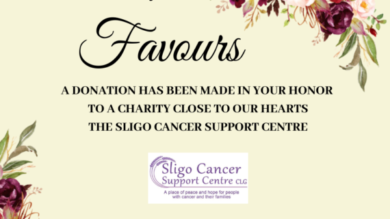 Wedding Favour Northwest Cancer Support CentreWedding Favour Sligo Cancer Support Centre