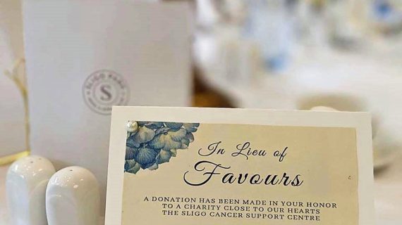 Wedding Favour Sligo Cancer Support Centre