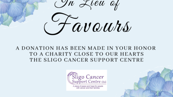 Wedding Favour Northwest Cancer Support CentreWedding Favour Sligo Cancer Support Centre